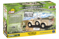 COBI Klemmbausteine Auto 2. Weltkrieg KFZ 15 Horch 901 Deutsches Afrikakorps - 178 Teile