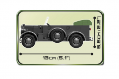 COBI Klemmbausteine Auto 2. Weltkrieg Horch 901 KFZ.15 von 1937 - 185 Teile