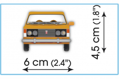 COBI Klemmbausteine Auto Polnischer FIAT 125P - 96 Teile