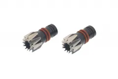 Steuerknüppelendstück / Gimbal Stick End / Typ D in schwarz mit M2,5 Gewinde 2Stück