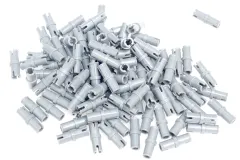 KBW Klemmbausteine Technik Pin in hell grau 100Stück