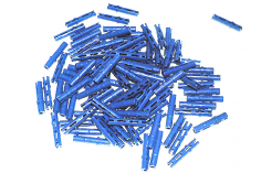 KBW Klemmbausteine Technik Pin Lang in blau 100 Stück