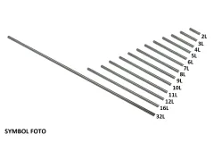 KBW Klemmbausteine Technik Achse 8L aus Aluminium 5Stück