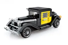 Sembo Klemmbausteine Oldtimer schwarz-gelb - 323 Teile