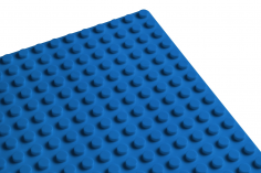 Wange Grundplatte blau 32x32 Noppen, ca. 25,5x25,5cm