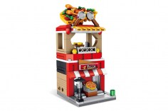 Panlos Klemmbausteine Mini Street View Modular Pizzeria - 260 Teile