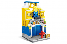 Panlos Klemmbausteine Mini Street View Modular Spielzeugladen - 233 Teile