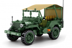 Sembo Klemmbausteine Militär Jeep der Vereinigten Staaten - 807 Teile