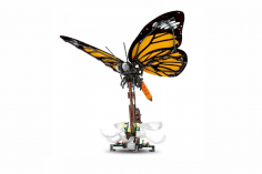 Sembo Klemmbausteine Mechanischer Schmetterling in orange - 511 Teile