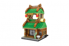 Sembo Klemmbausteine Mini Street View Modular antiker Kräuterladen - 301 Teile