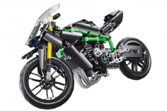 MouldKing Klemmbausteine Motorrad HZ-R - 639 Teile