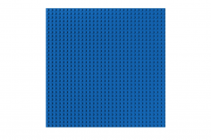 Grundplatte UNTERBAUBAR blau 32x32 Noppen, ca. 25,5x25,5cm