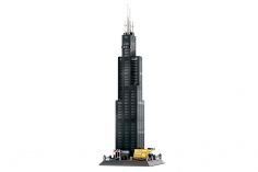 Wange Klemmbausteine - Willis Tower-Chicago in Amerika - 1241 Teile