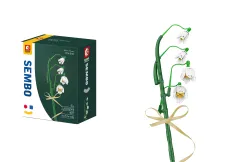 Sembo Klemmbausteine Blumen - Maiglöckchen - 130 Teile