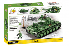 COBI Klemmbausteine 2. Weltkrieg Panzer KV-1 - 656 Teile