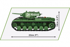 COBI Klemmbausteine 2. Weltkrieg Panzer KV-1 - 656 Teile