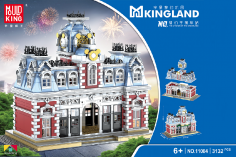 MouldKing Klemmbausteine King Station mit LED Beleuchtung - 3132 Teile