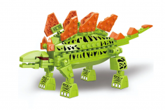 Linoos Klemmbausteine Dinosaurier Stegosaurus - 112 Teile
