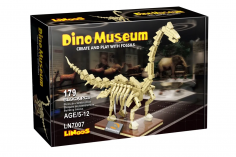 Linoos Klemmbausteine Dino Museum Brachiosaurus - 179 Teile