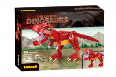 Linoos Klemmbausteine Dinosaurier T-Rex - 133 Teile