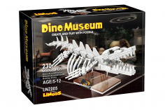 Linoos Klemmbausteine Dino Museum Mosasaurus - 230 Teile