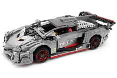 MouldKing Klemmbausteine grauer Sportwagen No. VENENO