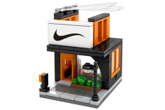 Sembo Klemmbausteine Mini Street View Modular Schuh Shop - 121 Teile