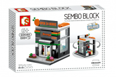 Sembo Klemmbausteine Mini Street View Modular Orenga Store - 138 Teile