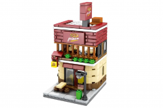 Sembo Klemmbausteine Mini Street View Modular Pizza Store - 143 Teile