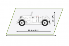 COBI Klemmbausteine Auto CITROEN TRACTION 7C 1934 - 215 Teile