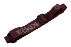 Ethix Goggle Strap V3 in rot mit grauem Logo
