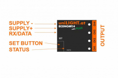 uniLIGHT ECONOMY.4, 4 Kanal Lichtsterung