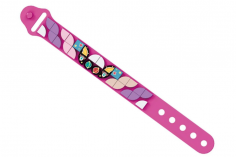 Wange Klemmbausteine  Bands Kinderarmband pink - 29 Teile