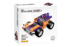Linoos Klemmbausteine Pullback Racer Orange Lila - 223 Teile