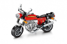 Sembo Klemmbausteine Super Motorcycle rot - 282Teile