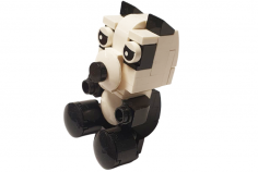 Wange Klemmbausteine EI mit Panda Bär 55 Teile