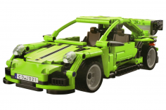 CaDa Klemmbausteine - Legend Sports Car - Pullback-Antrieb (Rückzieh-Antrieb) - 387 Teile