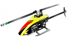 Microheli King Cobra Fiberglas Haube im gelben Design für OMPHobby M2 V2, EXP