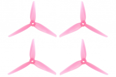 HQ Racing Prop R35 5,1x3,5x3 aus Poly Carbonate in pink transparent je 2CW+2CCW