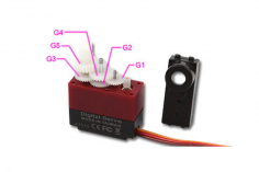 Align Ersatzteil DS150A / DS155A Servogetriebe für T-REX 150