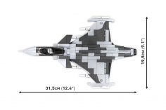 COBI Klemmbausteine Flugzeug Saab Jas 39 Gripen E - 480 Teile