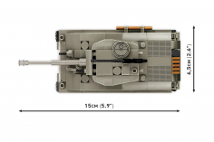 COBI Klemmbausteine Panzer M4A3E8 SHERMAN - 320 Teile