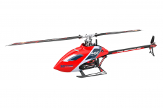 OMPHobby M2 EVO Heli in glamor red, integrierter OMP Empfänger, Anschluss für S-BUS und DSMX, BNF