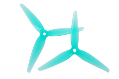HQ Racing Prop R35 5,1x3,5x3 aus Poly Carbonate in Türkis transparent 2CW+2CCW