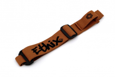 Ethix Goggle Strap V3 in braun mit schwarzem Logo