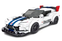 Mouldking Klemmbausteine Speed Car ACR - 388 Teile mit stapelbarer Displaybox/Sammelbox 19,5x9,5x8,5cm