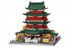 Wange Klemmbausteine Pavillon von Prinz Teng - 2798 Teile