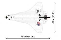COBI Klemmabusteine Space Shuttle Atlantis - 685 Teile