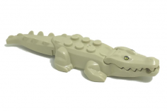 Klemmbausteine Krokodil Beige