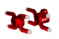 L-MA Precision Tuning Heckrohr Halterung aus Aluminium in Rot für BLADE InFusion 180